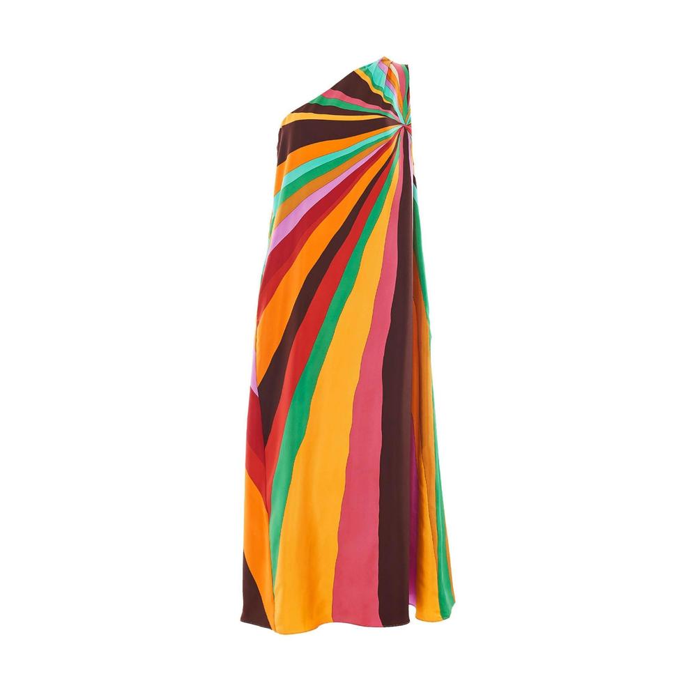 NEW LA DOUBLEJ roy dress in rainbow - Picture 2 of 3